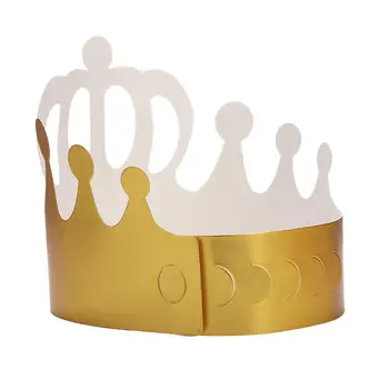 10pcs/Lot יום הולדת נסיכה, נסיך הכתר כובע מסיבת כובעים כיסוי הראש למסיבת יום הולדת קישוטים ילדים חגיגי ציוד למסיבות