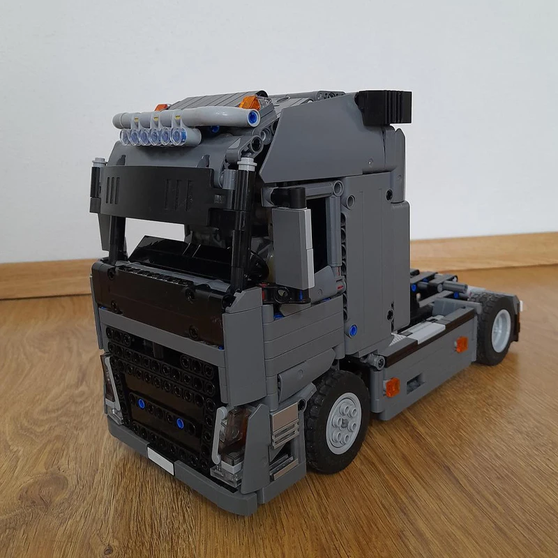 חדש MOC היי-טק הנדסה FH משאית טרקטור יחידת אבני הבניין רכב רכב DIY חינוכי לבנים צעצוע לילדים MOC-37849 . ' - ' . 4