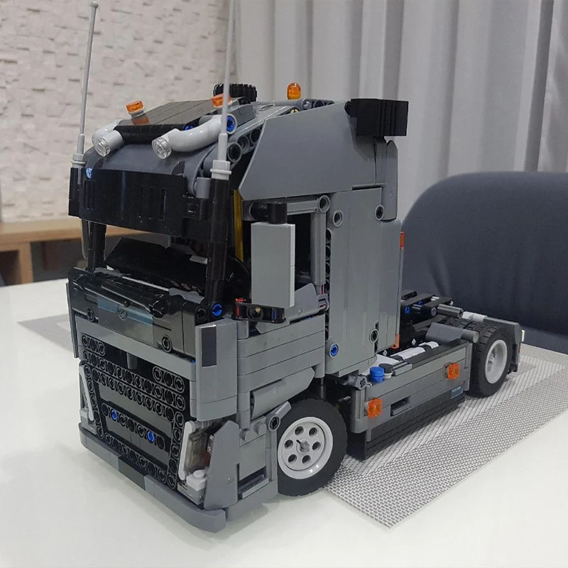 חדש MOC היי-טק הנדסה FH משאית טרקטור יחידת אבני הבניין רכב רכב DIY חינוכי לבנים צעצוע לילדים MOC-37849 . ' - ' . 5