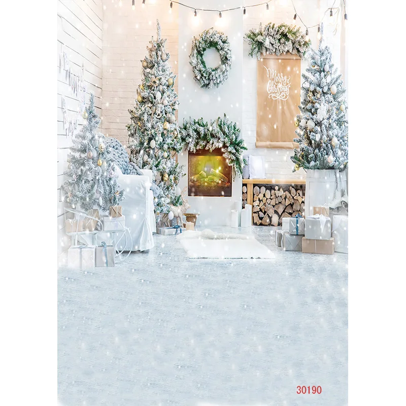 ZHISUXI עץ חג המולד צילום רקע שלג מתנה עיצוב המסיבה הילדים באנר רקע חג סטודיו לצילום פרופ DN-08 . ' - ' . 1