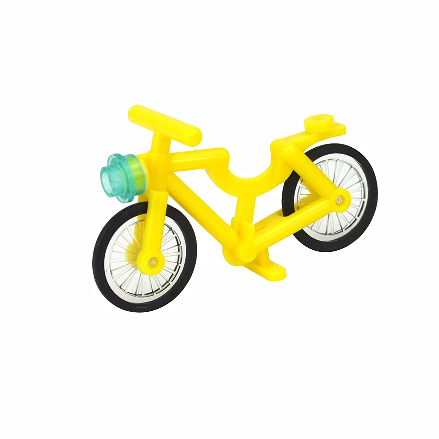 אופני העיר MOC לבנים דגם בניין DIY חינוכי רחובות התאספו לבנים תואם 4719 BicycleToys עבור הילדים ערים. . ' - ' . 5