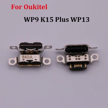 1Pcs על Oukitel WP9 K15 בנוסף K15Plus WP13 טעינת Dock מטען USB יציאת מחבר קשר עם ג ' ק שקע מסוג C לחבר