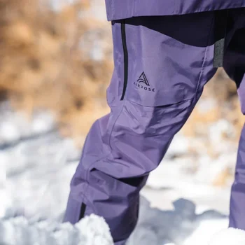2024 אנשים חדשים חורף מכנסי סנובורד קליפה קשה Windproof חם סקי חליפת ספורט סינר הכולל אלפיני חיצונית סקי נשים מכנסיים