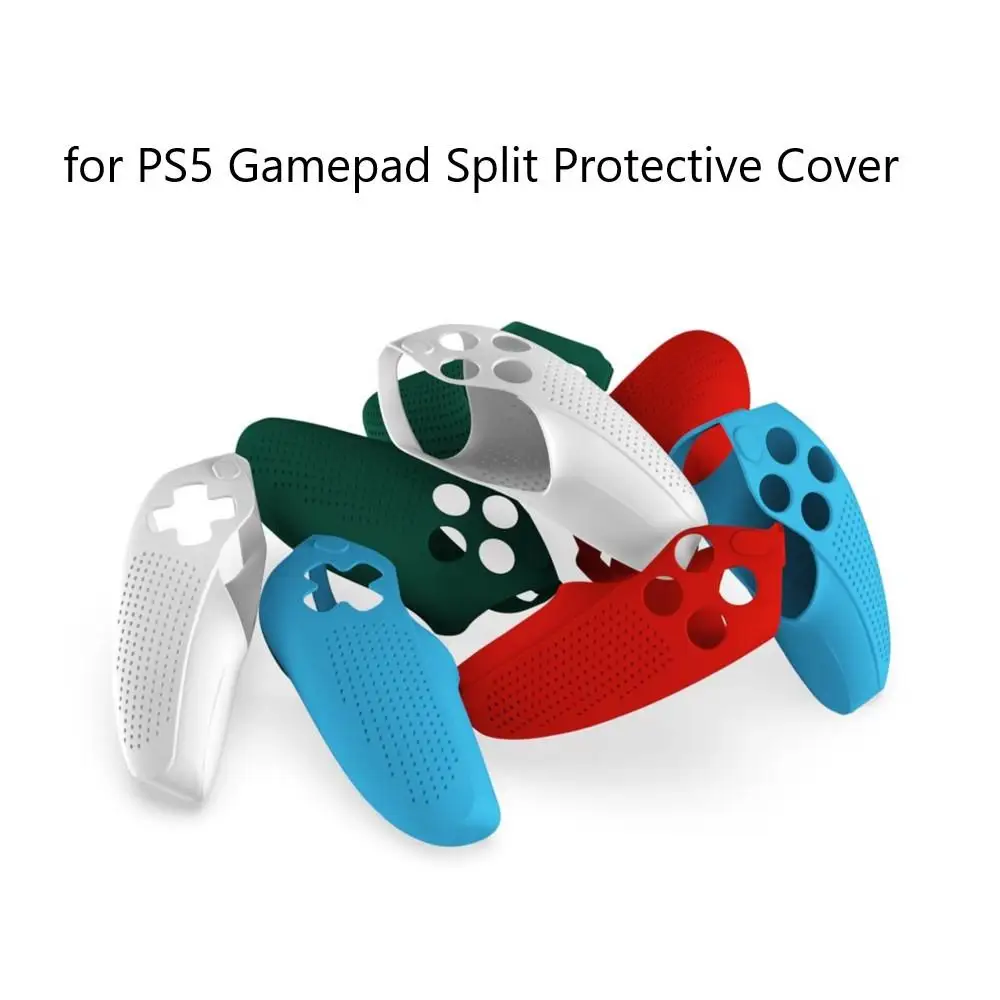 1/2PCS העור משחק עבור PS5 לשחק תחנת PS 5 Dualsense בקר מקרה סיליקון מעטפת Gamepad אביזרי המשחקים . ' - ' . 1