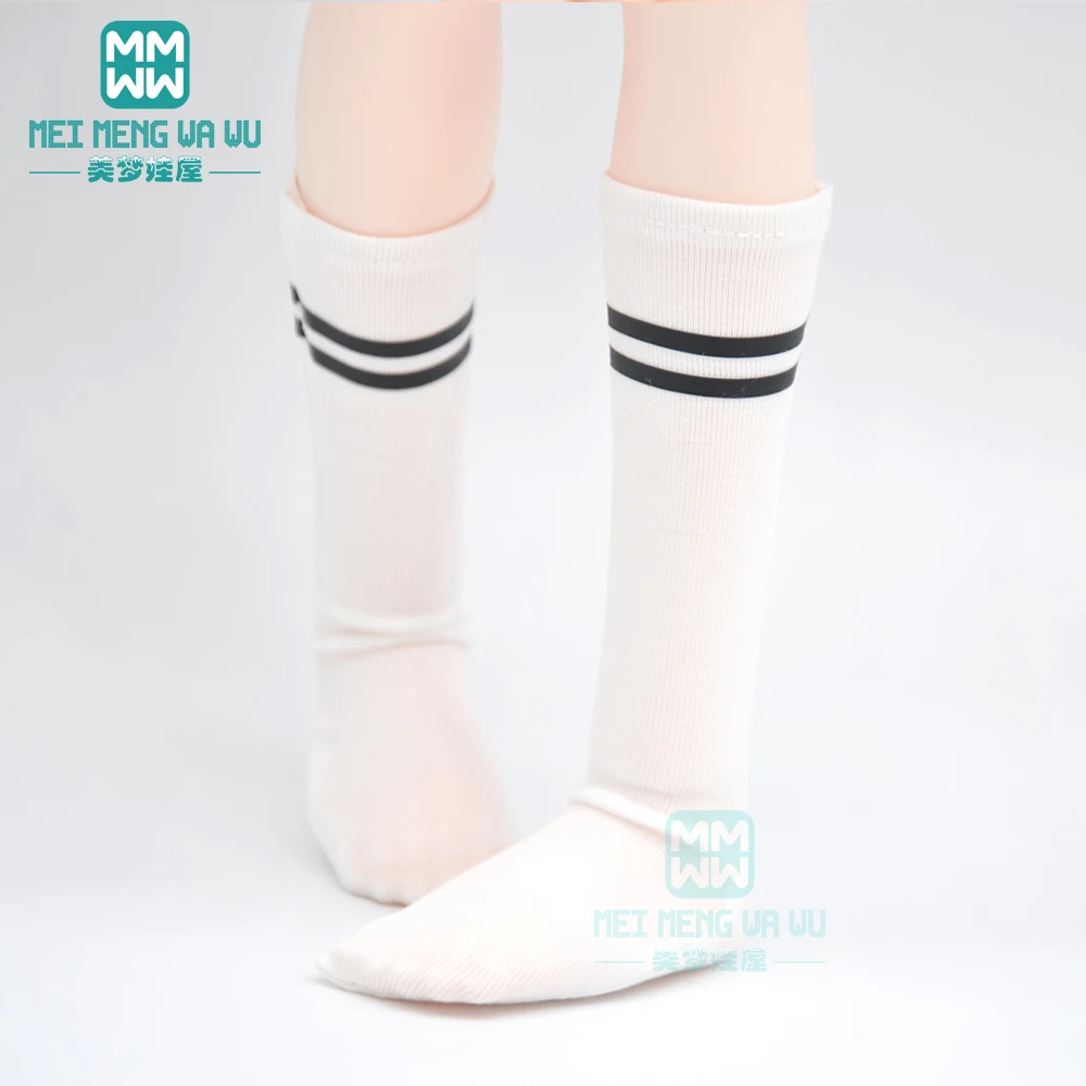 BJD אביזרים 1/3 1/4 1/6 BJD SD DD אופנה בובה לבן תחרה הרגל הארוכה גרביים . ' - ' . 2