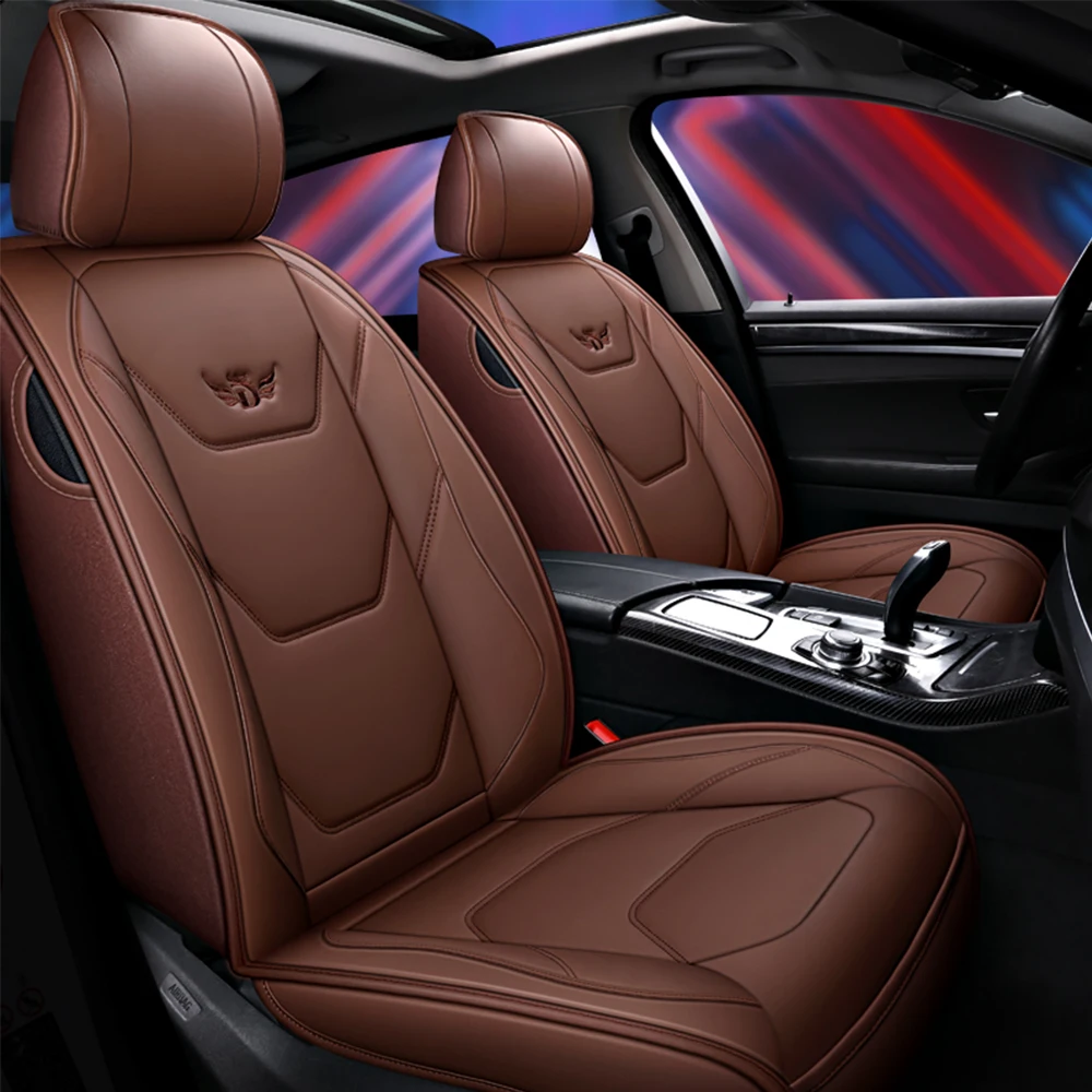 עור PU 1PCS מושבים לרכב אוניברסלי כיסוי מושב עבור פורד Grand C-Max פיאסטה Figo היתוך מונדיאו להתמקד GT קא מוסטנג מזל שור ריינג ' ר . ' - ' . 5