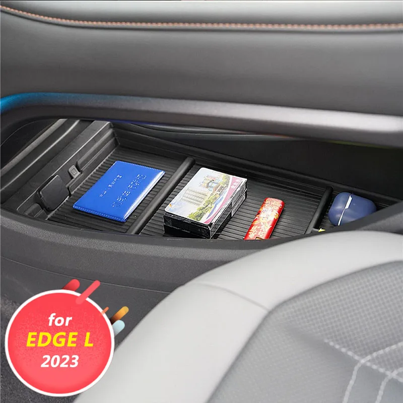 המכונית פנים עיצוב אביזרים-מרכז משענת יד תיבת תיבת אחסון המחיצה 1pcs על פורד אדג ' L 2023 . ' - ' . 0