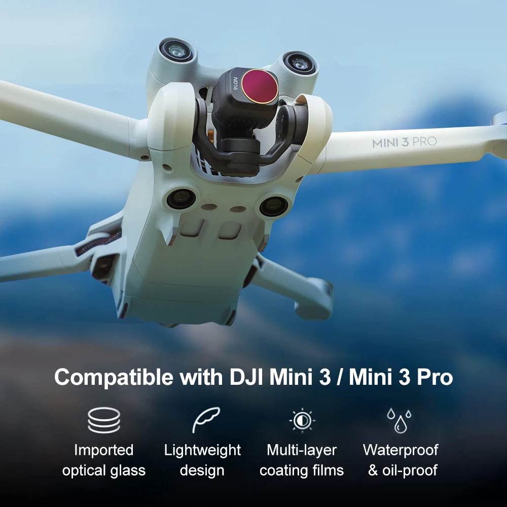 Mini 3 מסנן להגדיר עבור DJI Mini 3 Pro אבזרים מצלמה מזל 