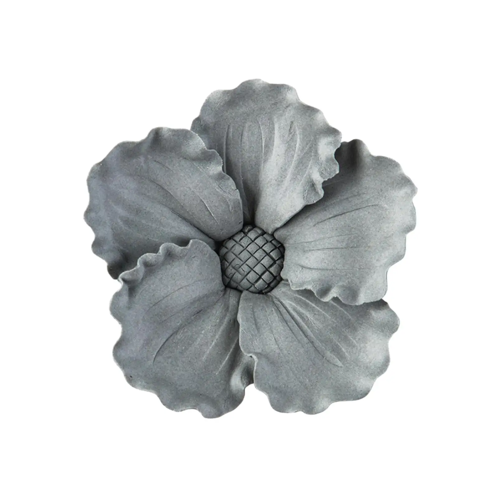 קרמיקה פרח עיצוב פרחוני 3D פסל פסל קיר רקע . ' - ' . 2