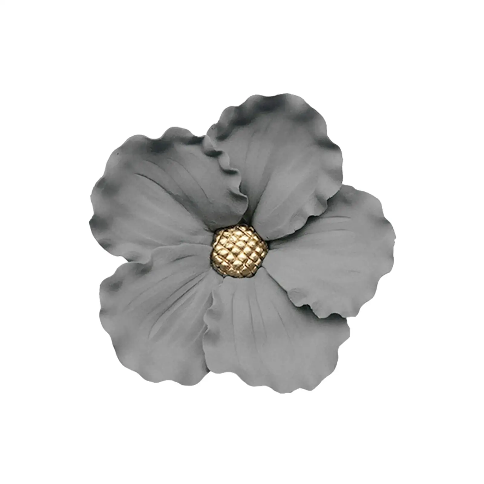 קרמיקה פרח עיצוב פרחוני 3D פסל פסל קיר רקע . ' - ' . 4