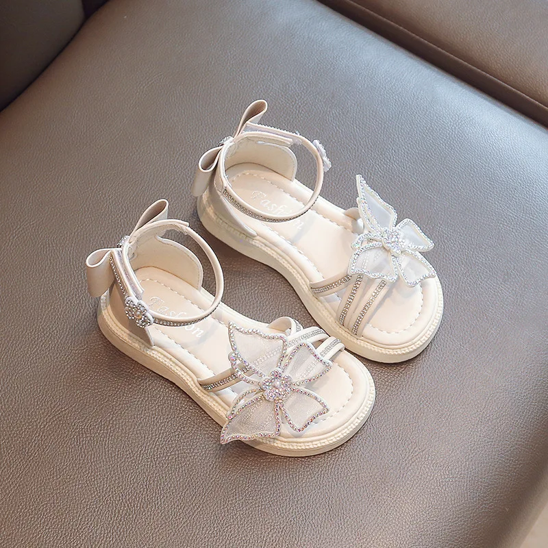 מזדמן פרפר-קשר החלקה רך ילד תינוק תינוק נעלי הקיץ הקוריאני 