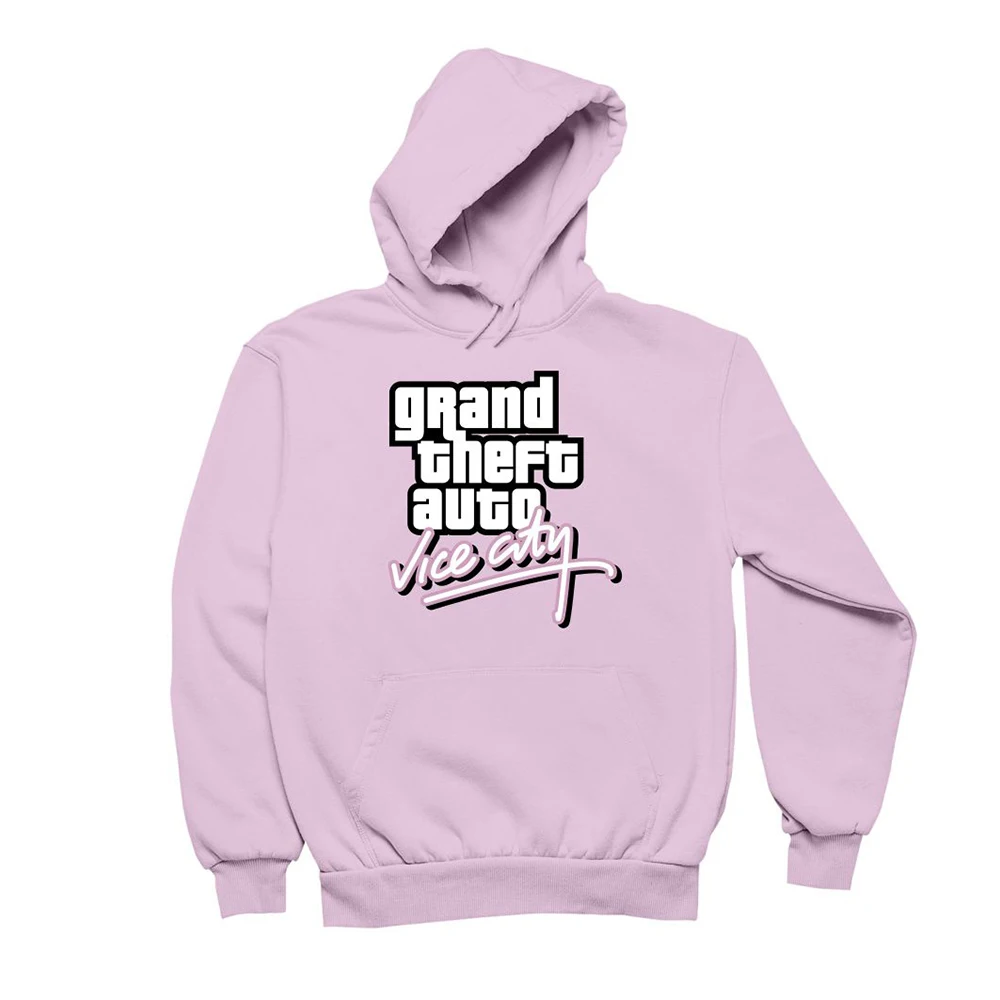 Grand Theft Auto Vice City קפוצ 'ונים GTA משחק הדפסה נשים גברים מזדמנים מנופחים חולצות קפוצ' ון Pullovers אימונית בגדי גברים . ' - ' . 3