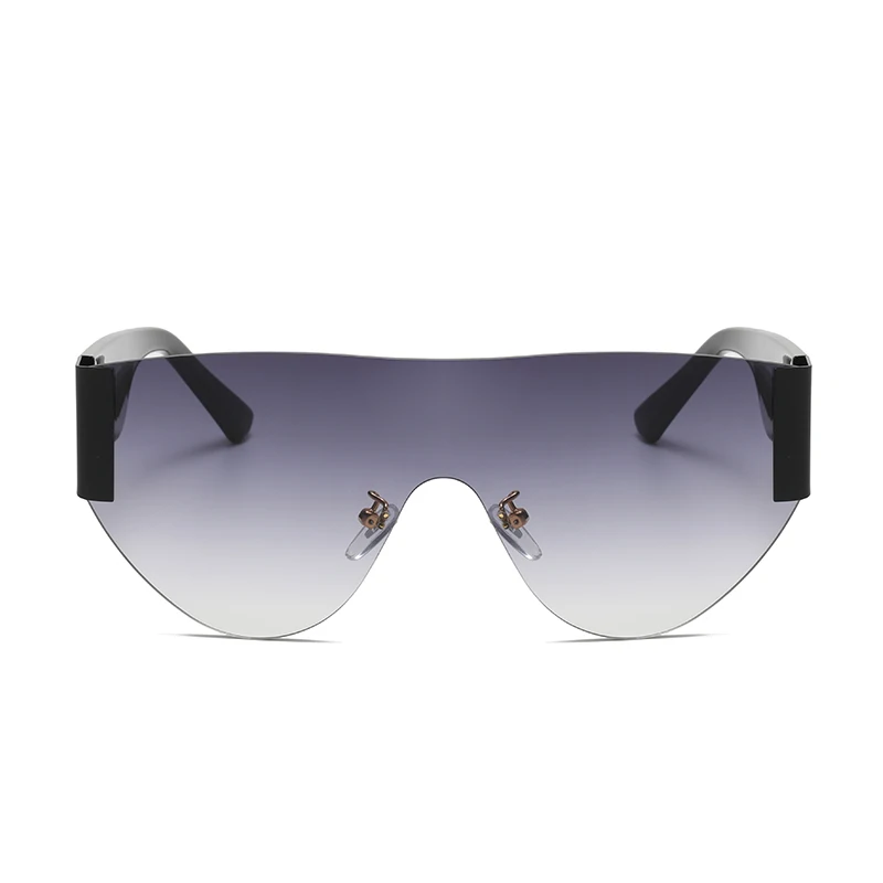 Steampunk אופנה משקפי נשים משקפי שמש נקבה גברים פאנק ללא שפה משקפי שמש וינטג ' גוונים Eyewear הגברת משקפיים UV400 . ' - ' . 5