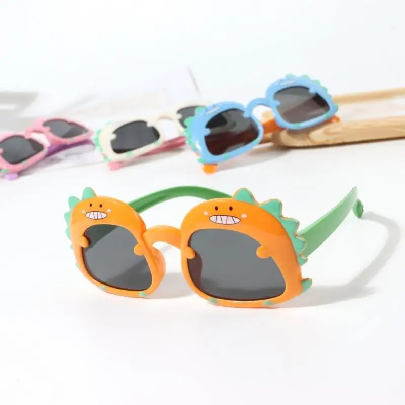 ילדים משקפי שמש שקוף צבע פריחת אפרסק משקפי שמש חמוד מתוק עמיד UV קרם שיזוף שמשיות Eyewear . ' - ' . 3