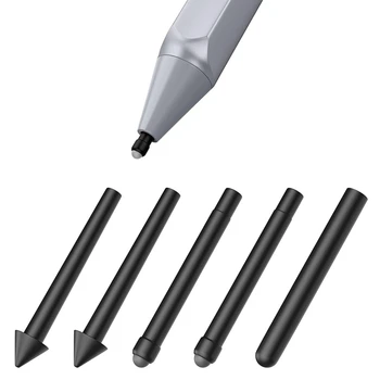 5 חבילות עט טיפים על פני השטח עט (2XHB/2X2H/H סוג) עט טיפ ערכת החלפת שחור על Surface Pro 2017 עט (מודל 1776)/Pro 4