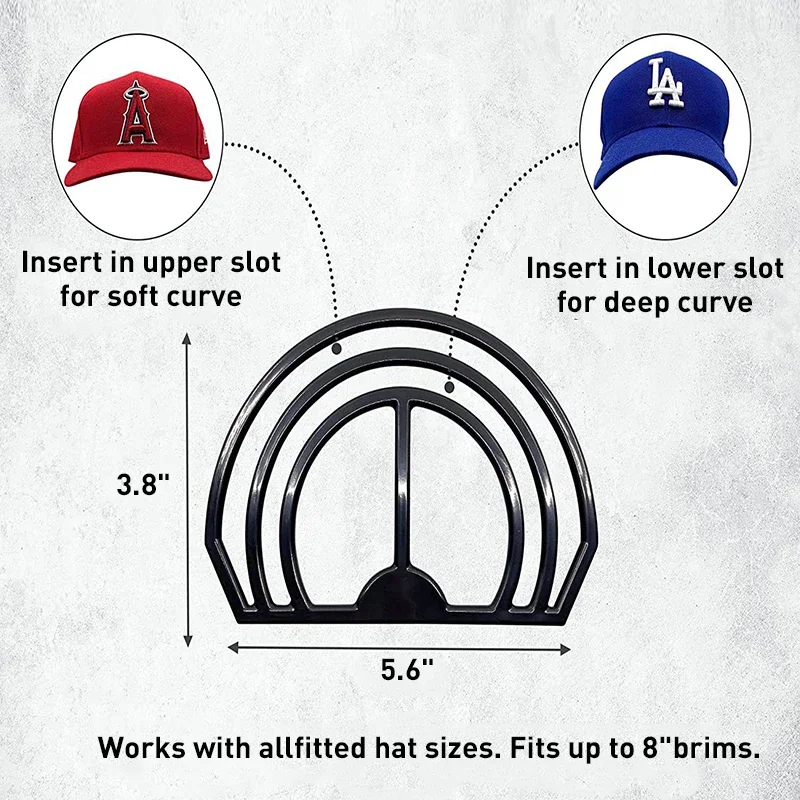 כובע שוליים בנדר כובע בייסבול שייפר לא מהביל חובה - נוח מגבש את העיצוב עם Dual אפשרות מושלמת כובע מתעקל הלהקה . ' - ' . 4