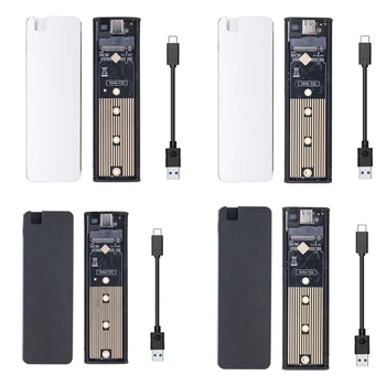 M. 2 NVMe למתאם USB כרטיס מקרה מ 2 SSD כדי USB3.1 SSD ממיר הקורא תיבת 10Gbps על 2230 2242 2260 2280-Ssd