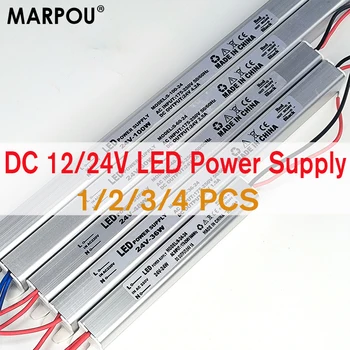 MARPOU LED נהג אספקת חשמל 24W 36W 48W 60W 100W 1/2/3/4PCS מיתוג נהג LED תאורה שנאי 175V כדי 250V אור LED