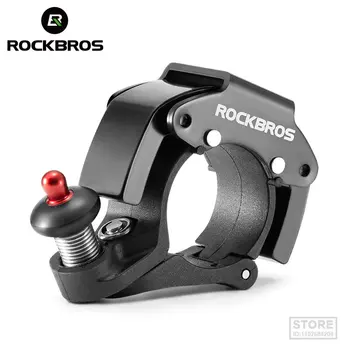ROCKBROS פעמון אופניים סגסוגת אלומיניום קרן נפח קטן נייד נשמעת אזעקת בטיחות MTB אופני כביש הטבעת אביזרים
