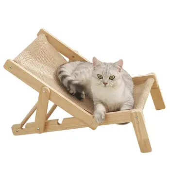 גבוהות חתול מיטה כיסא אוניברסלי שחיקה הצבת אנטי שריטה החוף הכיסא סיסל מגרד מיני חתול ערסל מקורה חתולים
