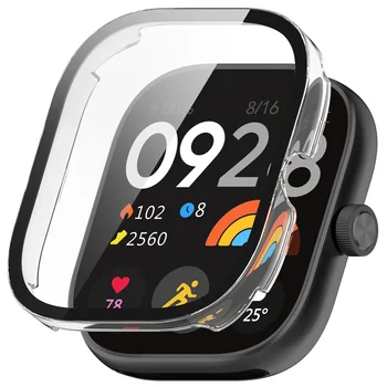 זכוכית מחוסמת Xiaomi Redmi השעון 4 מלא כיסוי מגן מסך קשיח למחשב הפגוש מעטפת לredmi Watch4