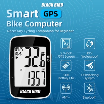 חדש-GPS Bike Computer רכיבה על אופניים נמלה+Bluetooth GPS אלחוטי אופניים מד המהירות IPX7 עמיד למים כביש, אופניים MTB מד מרחק רכיבה על אופניים