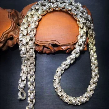יד MadeOld רטרו טיבטי כסף רוחות רעות שטעון הגולגולת השרשרת המדהימה אופנה אישית לגברים מתנה