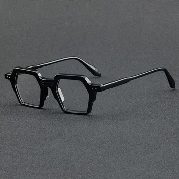 מעצב מצולע אצטט אופטי מסגרת משקפיים יכול להיות מצויד עם מרשם משקפיים.
