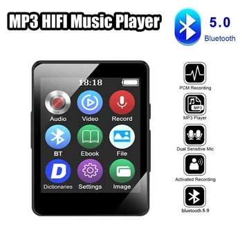 נייד Mini Bluetooth נגן MP3 אלחוטי דיגיטלי HiFi Lossless נשמע נגני מוזיקה קטנים Walkman נגן אודיו עם E-books/Fm