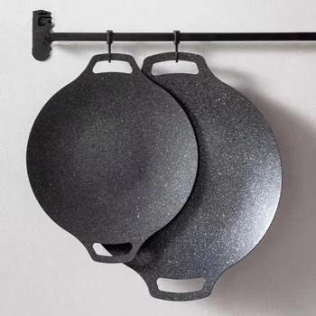 נייד חיצוני קמפינג מחבת טפלון מטבח סיר שמן טיגון אפייה רב-תכליתי אינדוקציה כיריים על כלים ביתיים