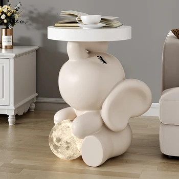 עיצוב הבית פסלים & פסלונים לקישוט אביזרים פיל קפה שולחן מנורת רצפה קישוטי בסלון פסלי חיות