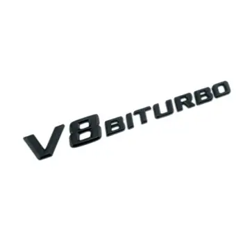 רכב אוטומטי סמל הרכב לוגו BITURBO Elblem התג מתאים מרצדס גוף מכונית מדבקה